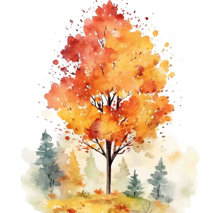 Image of Falling for Watercolor 🍁