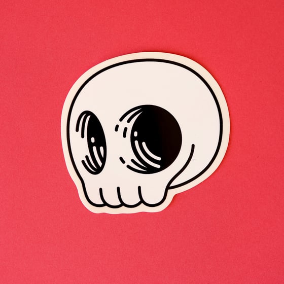 Image of Skully Head Sticker