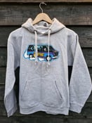 Image of  Hoodie blue van grey