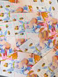 Image 2 of oguri cap minions 4 color riso print