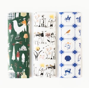 Image of Illustrated Remake Sheet & Canary Rose - Greeting Card