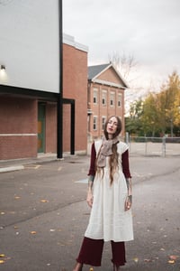 Image 5 of Knitting Pattern - Arnprior Reversible Cable Scarf (keyhole option)