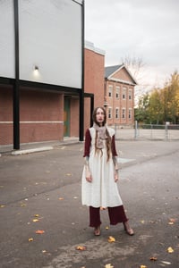 Image 12 of Knitting Pattern - Arnprior Reversible Cable Scarf (keyhole option)