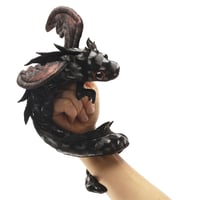 Midnight Dragon Wristlet Puppet