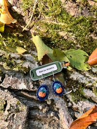 Image 4 of Pendientes artesanos. Modelos calabaza nocturna