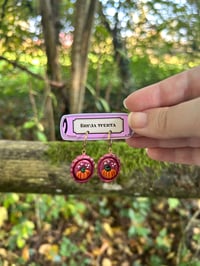 Image 2 of Pendientes artesanos. Modelo calabaza enmarcada