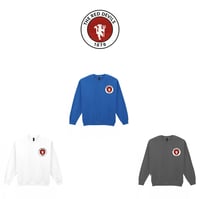 Image 3 of Man United Fan Sweatshirt / Collared Jersey |"The Red Devils White" Sweatshirt / Collared Jersey | 
