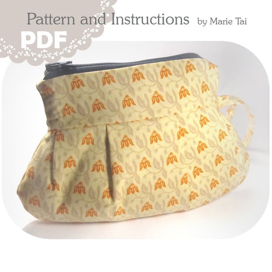 Image of PDF Pleated Pouch Tutorial