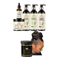 Image 2 of LuxGro 7-Piece Ultimate Growth & Moisture Collection – Complete Hair Revival Set