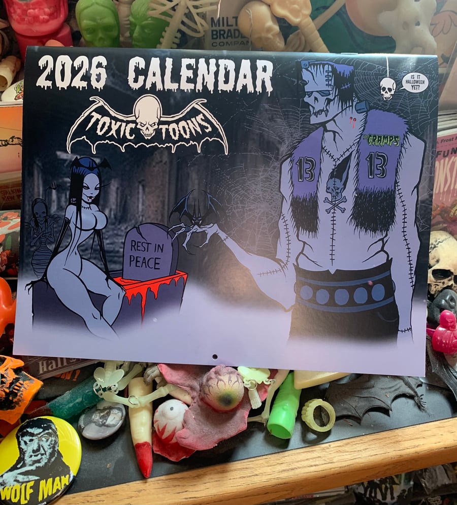 Image of 2026 CALENDAR -COMES SIGNED usa only