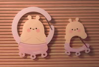 Image 2 of LADS Emoji Pals Carabiner