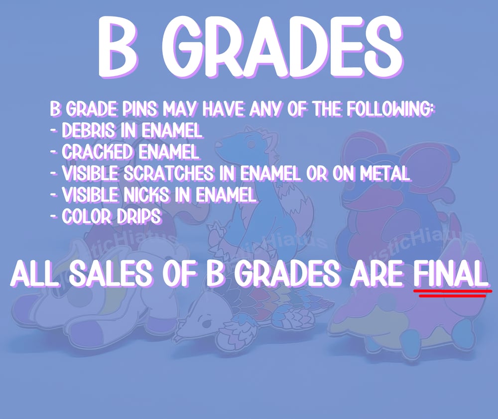 Image of [B GRADE] Pride Floof Pins READ DESCRIPTION