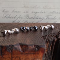 Image 1 of Silver and gold cluster studs