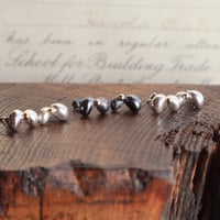 Image 2 of Silver and gold cluster studs