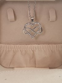 Image 3 of Infinity Heart Neclace 