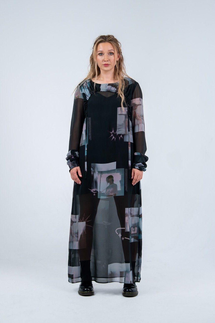 Image of Shadow Prism Dress