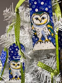 Image 1 of The Owlidays Collection – “Starry Night Owl” Ornament