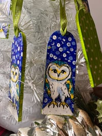 Image 2 of The Owlidays Collection – “Starry Night Owl” Ornament