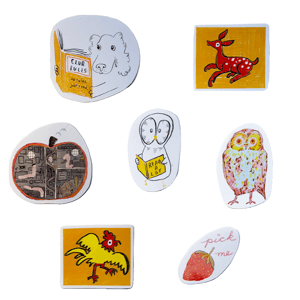 Image of Stickers - Yellows & Pinks