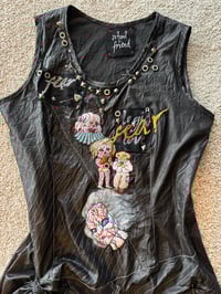 Image 2 of black studded dress