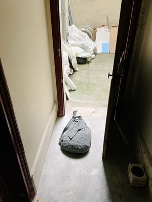 Raf Simons x Eastpak Organized Sling Black White Backpack FW18 - OS