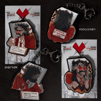 Image 2 of Grimport Menace ✦ Doublesided Wooden Charms 