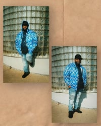 Image 3 of Cracked Triangles Zip Hoodie 