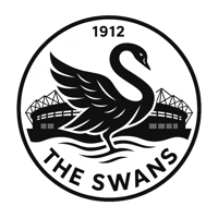 Image 1 of Swansea City Fan Sweatshirt / Collared Jersey |"The Swan's" Sweatshirt / Collared Jersey | 