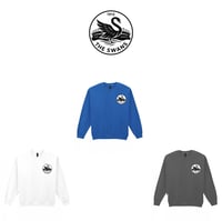 Image 2 of Swansea City Fan Sweatshirt / Collared Jersey |"The Swan's" Sweatshirt / Collared Jersey | 