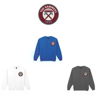 Image 3 of West Ham United Fan Sweatshirt / Collared Jersey |"The Hammer's" Sweatshirt / Collared Jersey | 