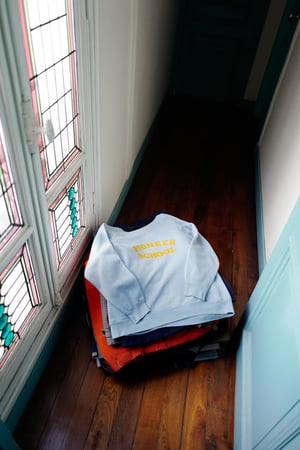 70's Sweatshirt "Pioneer School"  Made in USA - size M