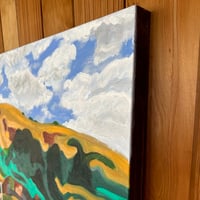 Image 2 of Be Here Now (Northern California) Painting w/Lyrics