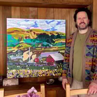 Image 3 of Be Here Now (Northern California) Painting w/Lyrics