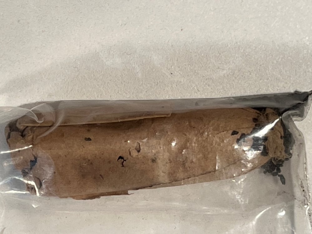 #163-CIVIL WAR SALE: VERY RARE FULL PAPER WRAPPED BULLET & POWDER