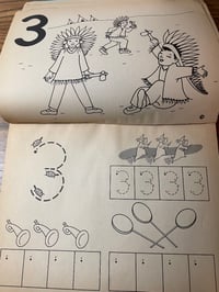 Image 2 of Vintage FUN Unused Numbers School Work Book