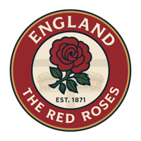Image 1 of England Rugby Fan Sweatshirt / Collared Jersey |"The Red Rose's" Sweatshirt / Collared Jersey | 
