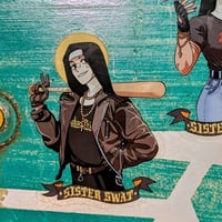 Image 6 of Punk Nuns - 3 inch Transparent Vinyl Sticker