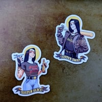 Image 1 of Punk Nuns - 3 inch Transparent Vinyl Sticker