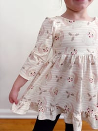 Image 2 of  Dbl Ruffle Peplum | multiple prints | Very Merry 2025