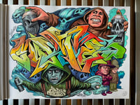 Image 1 of Original Art, "GHOF 50" Freestyle Blackbook Piece