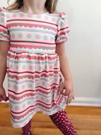 Image 1 of Puff shoulder scoop-back | multiple prints | Very Merry 2025