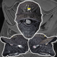 Image 1 of ALL BLACK NIKE TN HAT & MASK SET 🥷