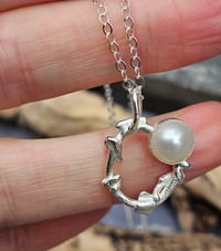 Image 2 of The Secret of the Pearl - Sterling Silver Necklace 