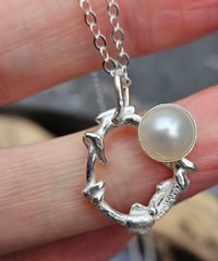 Image 8 of The Secret of the Pearl - Sterling Silver Necklace 