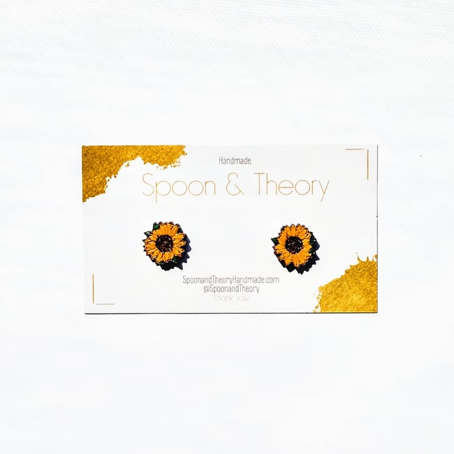 Sunflower 🌻 Wood Studs 
