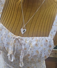 Image 3 of Ocean Heart - with dark green Cornish Seaglass 