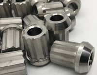 Image 1 of BLANK TITANIUM 12 Point Wheel Nuts #532