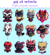 [Persona 5] el wiwi charms (Preorder)