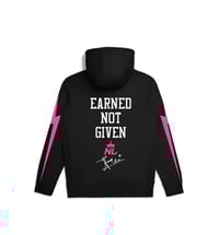 Image 2 of Heavyweight Hood Fleece Jukemaster - BLK/MGENTA