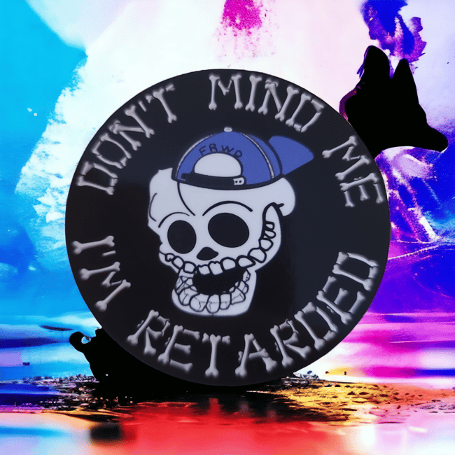 344. Don't Mind Me Sticker